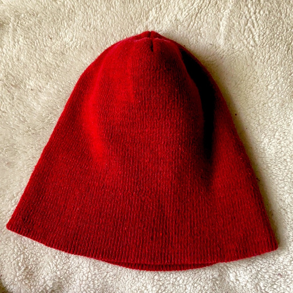 Red beanie
